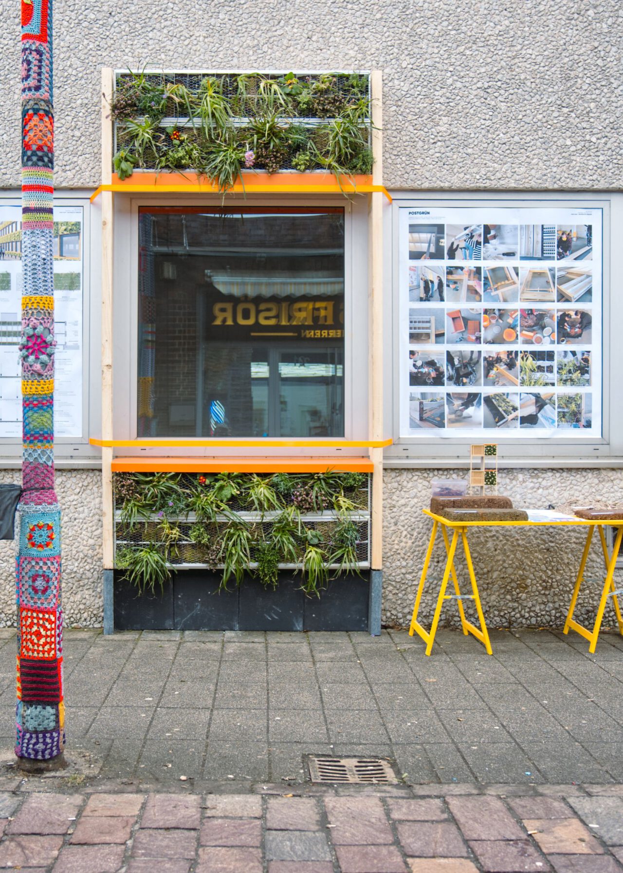 Intervention in eienr Fassade